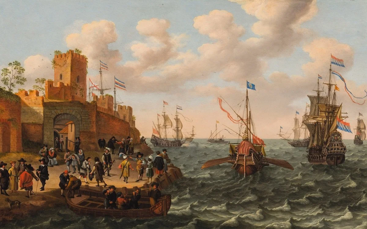 Willaerts, Isaac, 3 Master Ship — LAWRENCE STEIGRAD FINE ARTS